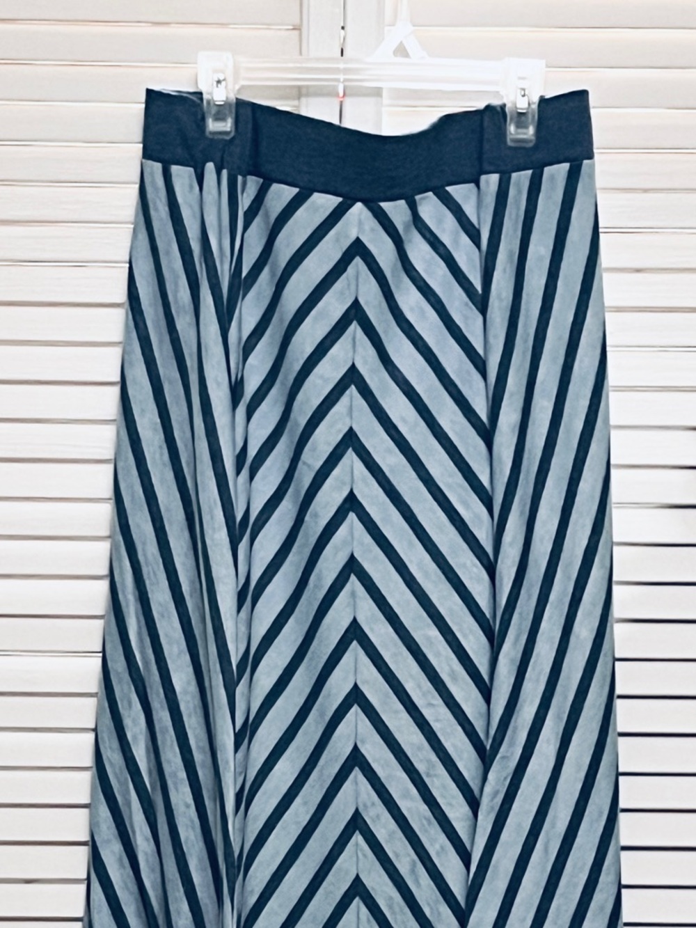 Lane Bryant Chevron Pattern Maxi Skirt